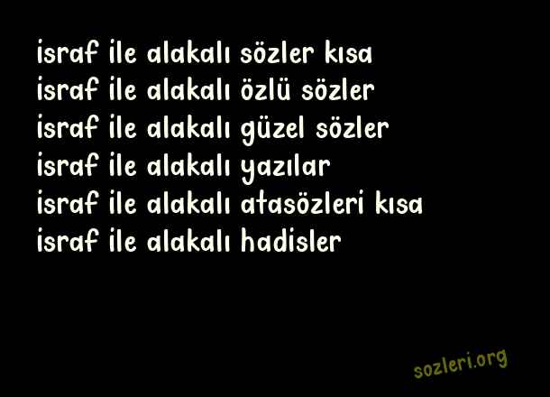 İsraf