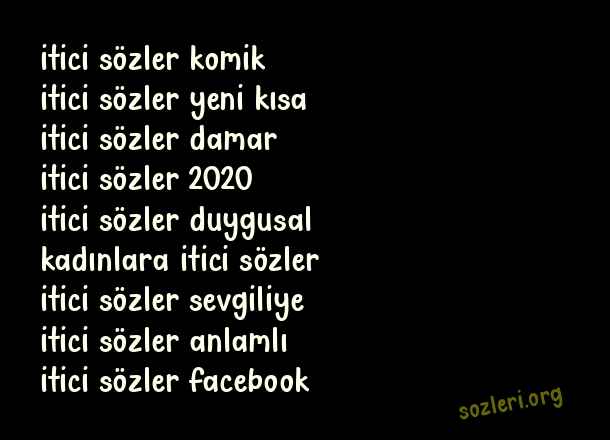 İtici Sözler