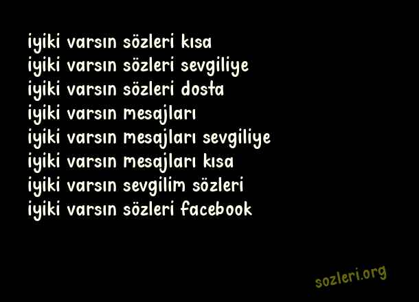 İyiki Varsın