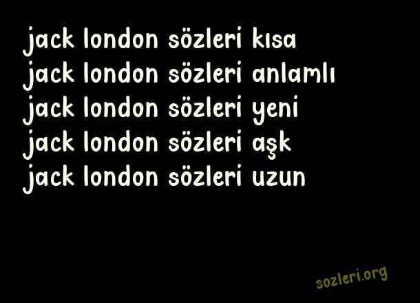 Jack London