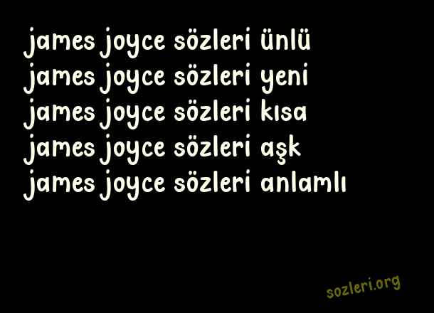 James Joyce