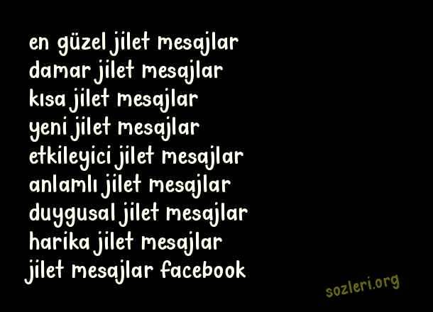 Jilet Mesajlar