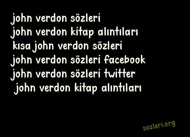 John Verdon