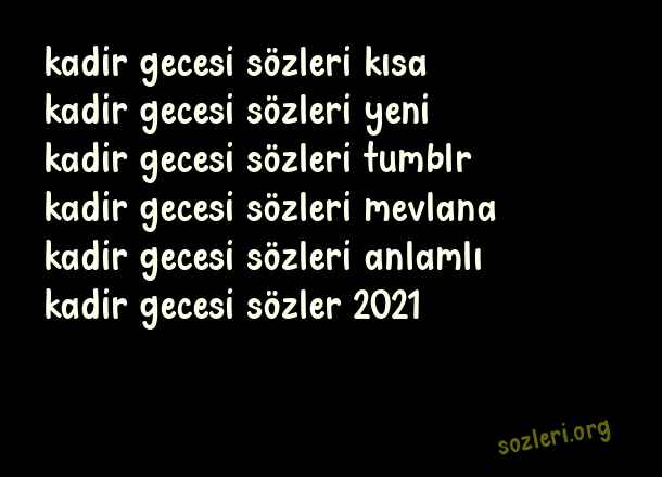 Kadir Gecesi
