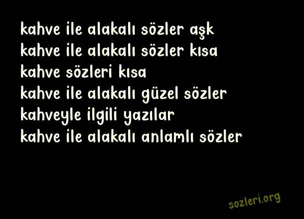 Kahve