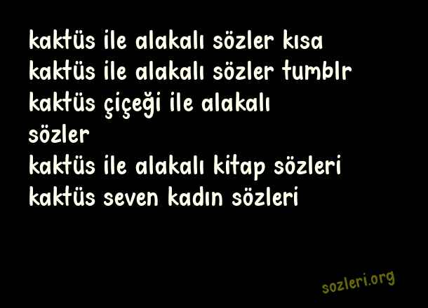 Kaktüs