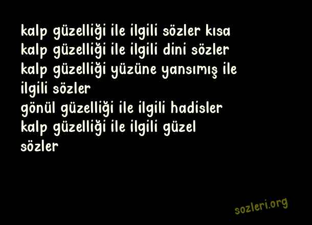 Kalp Güzelliği