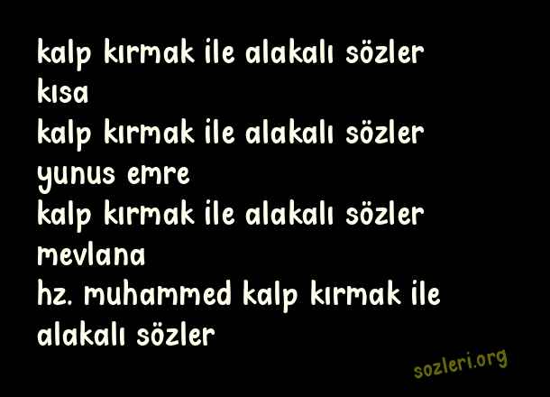 Kalp Kırmak