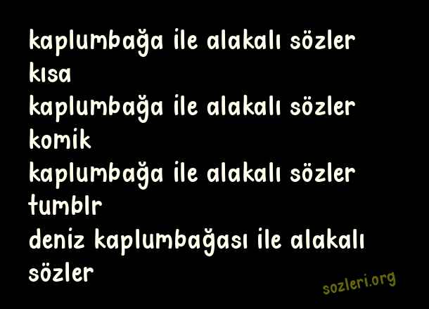 Kaplumbağa