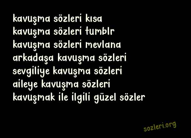 Kavuşma