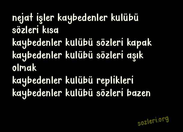 Kaybedenler Kulübü