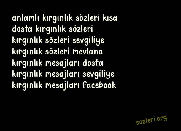 Kırgınlık