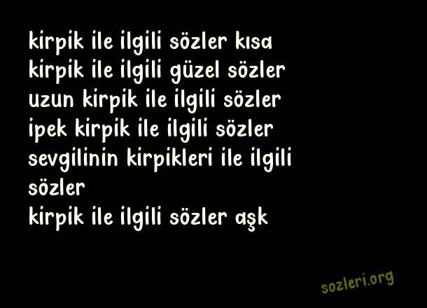 Kirpik