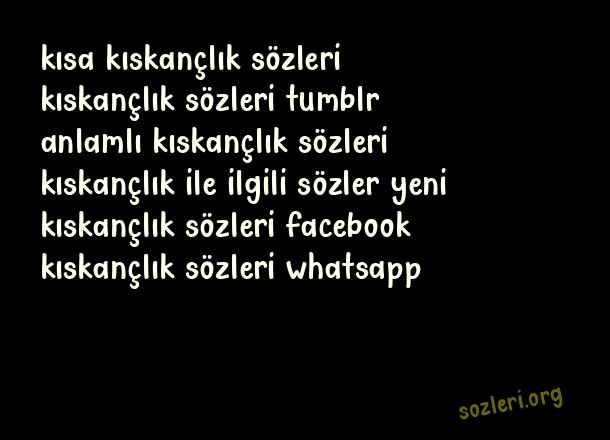 Kıskançlık