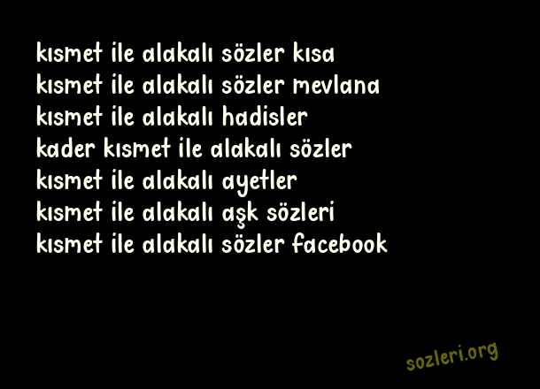 Kısmet