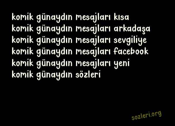 Komik Günaydın