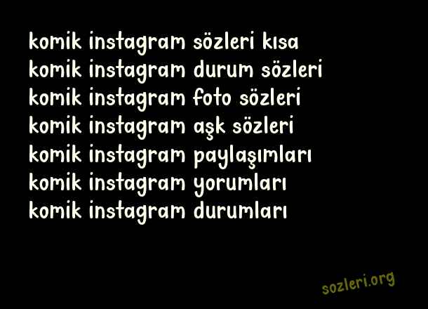 Komik İnstagram