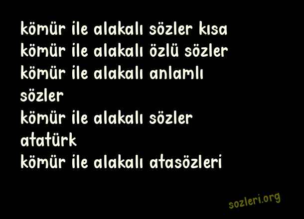 Kömür