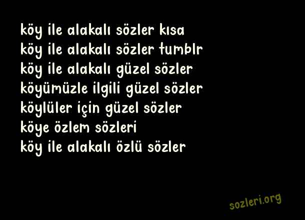 Köy