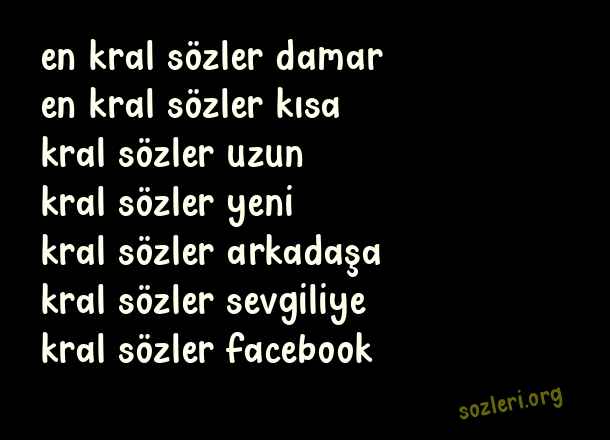Kral Sözler