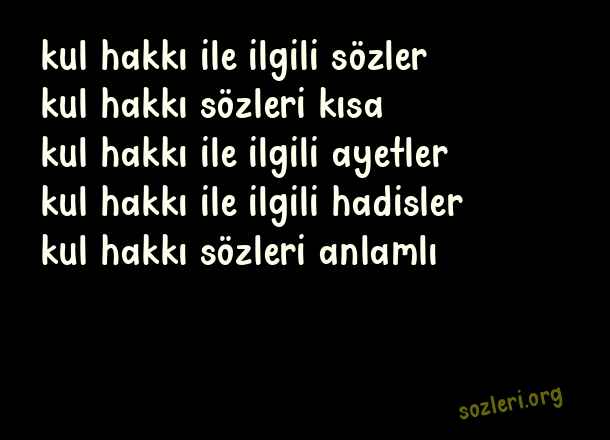 Kul Hakkı