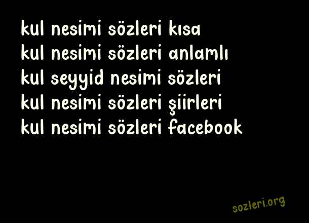 Kul Nesimi