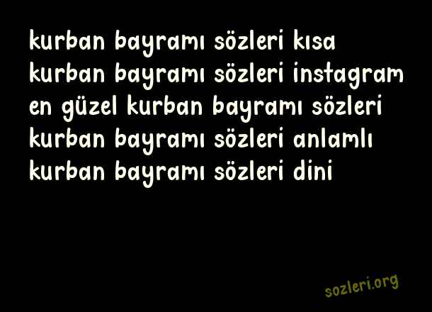 Kurban Bayramı