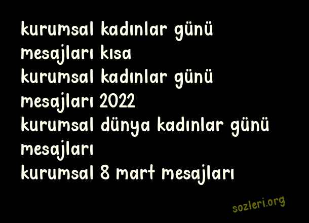 Kurumsal Kadınlar Günü
