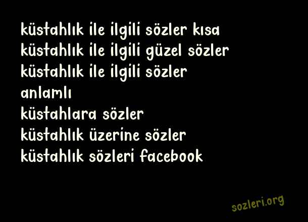 Küstahlık
