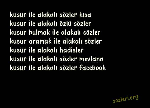 Kusur