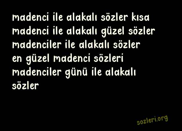 Madenci