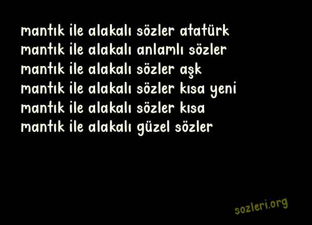 Mantık