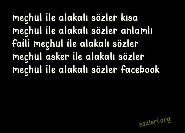 Meçhul
