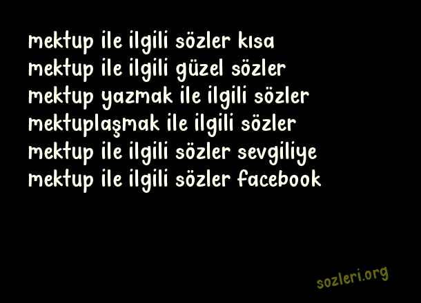 Mektup