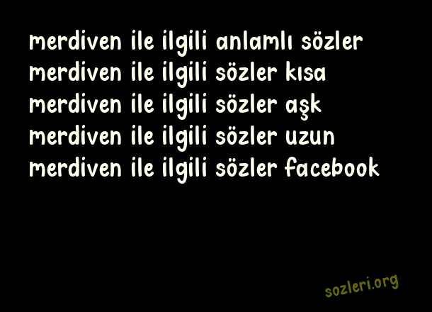 Merdiven