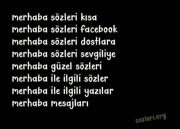 Merhaba