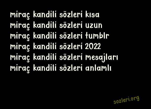 Miraç Kandili