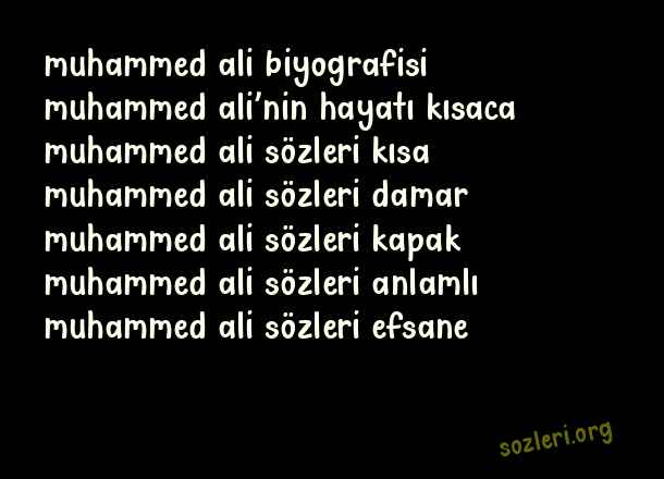 Muhammed Ali