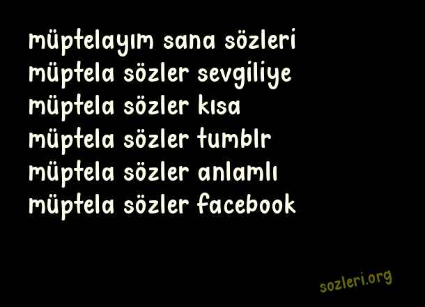 Müptela Sözler
