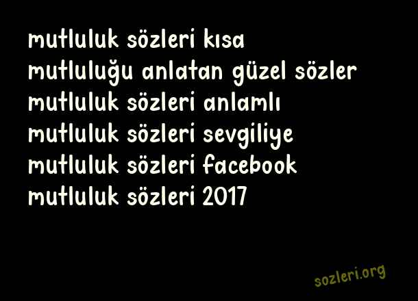 Mutluluk