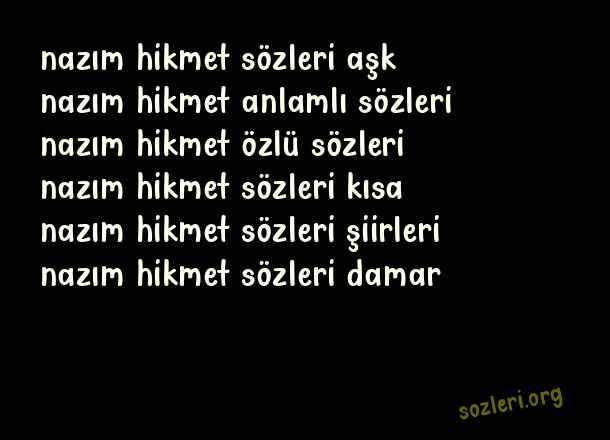 Nazım Hikmet