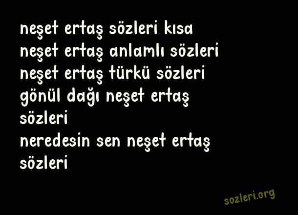 Neşet Ertaş