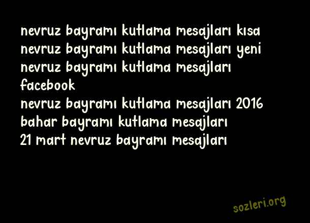 Nevruz Bayramı Kutlama
