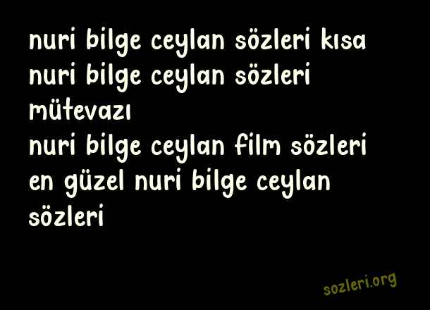 Nuri Bilge Ceylan