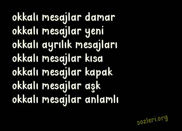 Okkalı Mesajlar