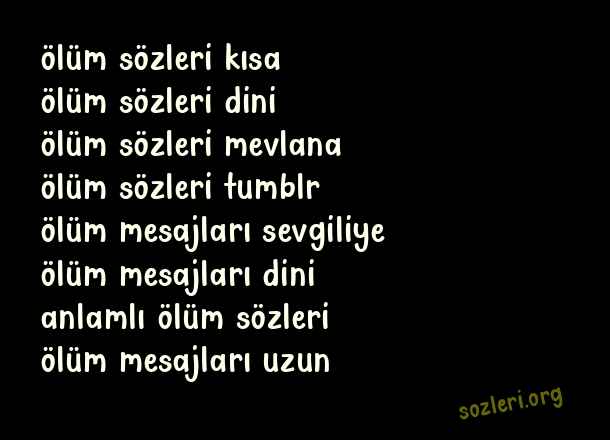 Ölüm