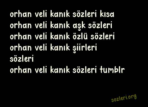 Orhan Veli Kanık