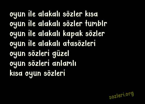 Oyun