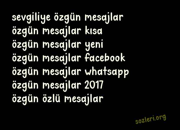 Özgün Mesajlar
