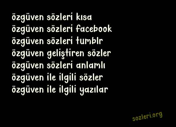 Özgüven